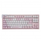 Pink Kitten 104+36 MOA Profile Keycap Set Cherry MX PBT Dye-subbed for Mechanical Gaming Keyboard